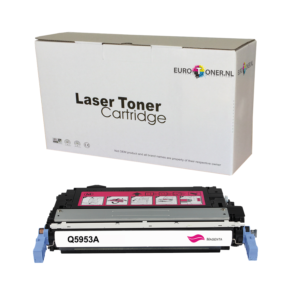 Huismerk HP 643A (Q5953A) Toner Magenta